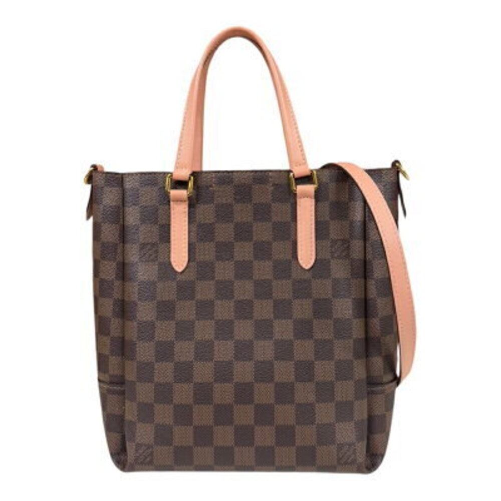 Louis Vuitton Belmont NV Damier Shoulder Bag Canvas Brown